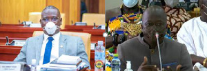 Deputy Transport Ministers-Designate Hassan Tampuli, and Frederick Obeng Adom