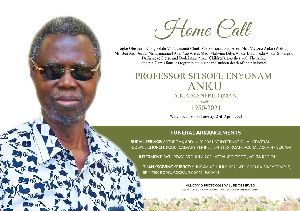 Funeral arrangements for late Professor Sitsofe Enyonam Anku