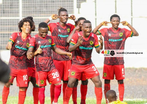 Asante Kotoko are 2nd on the league table