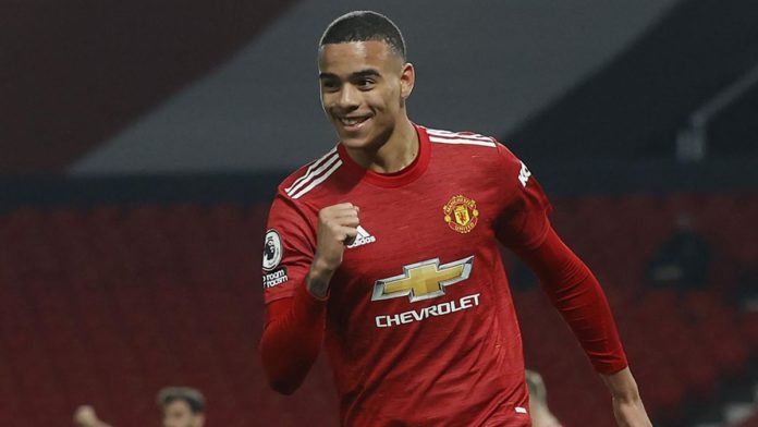 Mason Greenwood celebrates Image credit: Getty Images