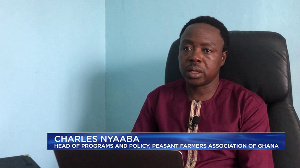 Charles Nyaaba, Head of Programs and Policy for the Peasant Farmers Association