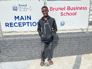 Thomas Amoani has landed at the Brunel University in London