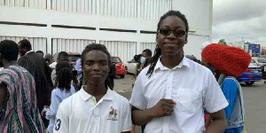 Tyrone Iras Marhguy and Oheneba Kwaku Nkrabea have finally gained admission to Achimota School