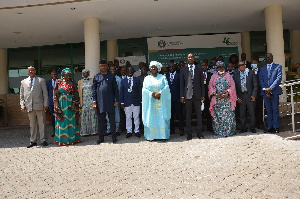 Participants at the ECOWAS review meeting in a group photo