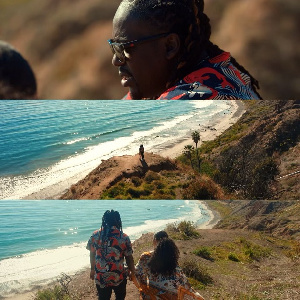 Some scenes from the music video