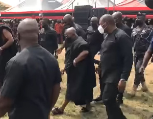 President Nana Addo Dankwa Akufo-Addo at Sir John's funeral