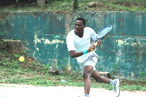 Gabriel Akakpo from Cape Coast Tennis club