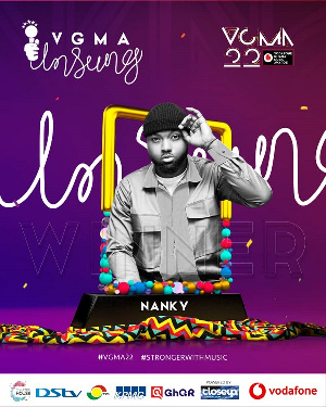 Nanky has been announced winner of the Unsung Initiative of the VGMA