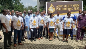 Attendees of the 2021 Safety Week Celebrationin a photo