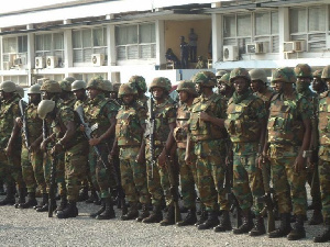 A group of military men