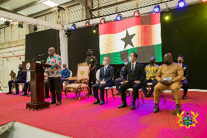 President Nana Addo Dankwa Akufo-Addo at the commissioning