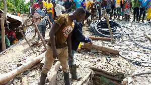 The miners at Moabok got trapped when the rains started