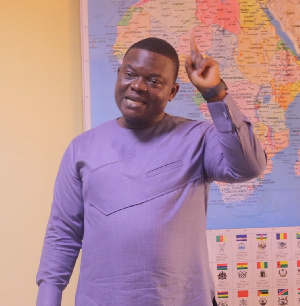 Gayheart Mensah is vying for the position of President of the Ghana Journalists Association