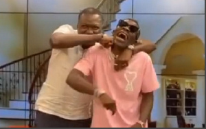 Shatta Wale and Arnold Asamoah Baidoo squashed their 'feud' at the near end of UTV's United Showbiz