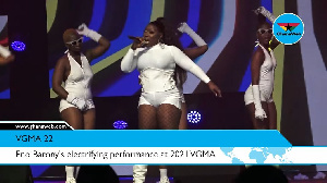 Eno Barony delivered an electrifying performance at the 22nd VGMA