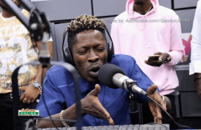 Shatta Wale at HItz FM