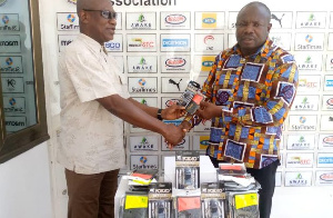 GFA has presented items to young referees