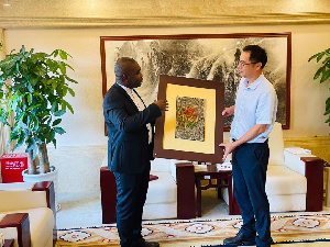 Dr Charles Dwamena has ended his diplomatic works in China