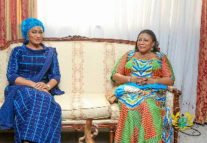 First and Second ladies, Rebecca Akufo-Addo and Samira Bawumia