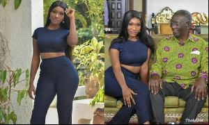 Singer Wendy Shay and former president, John Agyekum Kufour