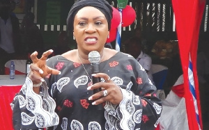 Fisheries minister, Mavis Hawa Koomson