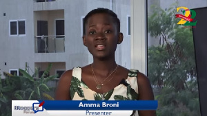 GhanaWeb's Amma Broni presenting the E-Weekly Wrap