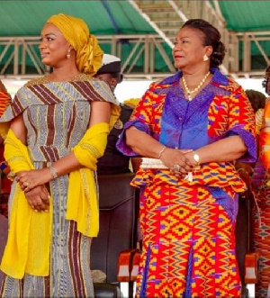 First Lady Rebecca Akufo-Addo and Second Lady, Samira Bawumia