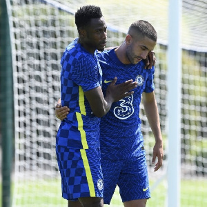 Baba Rahman with Hakim Ziyech