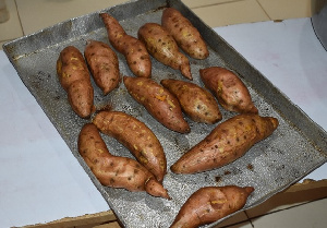 Baked Orange Fleshed Sweet Potato (OFSP)