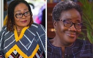 Lordina Mahama and Matilda Amissah-Arthur