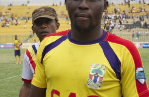 Former Hearts striker Gilbert Fiamenyo