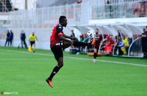 Ghanaian striker Kwame Opoku