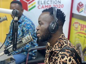 Akwaboah during a radio interview on Accra-based Happy FM