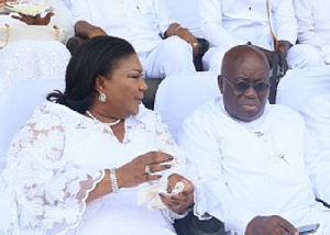 Ghana's First Lady, Rebecca Akufo-Addo and President Nana Addo Dankwa Akufo-Addo