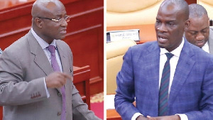 Majority and minority leaders in parliament, Osei Kyei-Mensah and Haruna Iddrisu