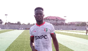 Karela United striker Maxwell Boakye