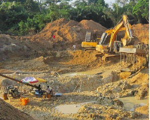 About 30 percent of Ghana's total gold output comes from the ASGM sector