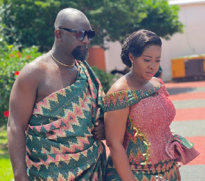 Kumawood actress, Portia Asare Boateng and husband