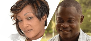 Odartey Lamptey and his ex-wife Gloria Appiah