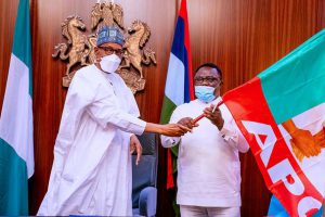 Buhari meets Ayade, Matawalle