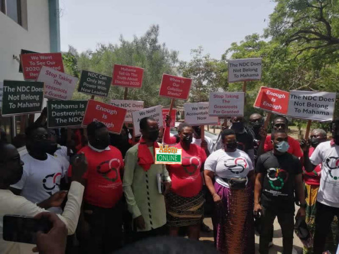 NDC pressure group protest over pink sheets