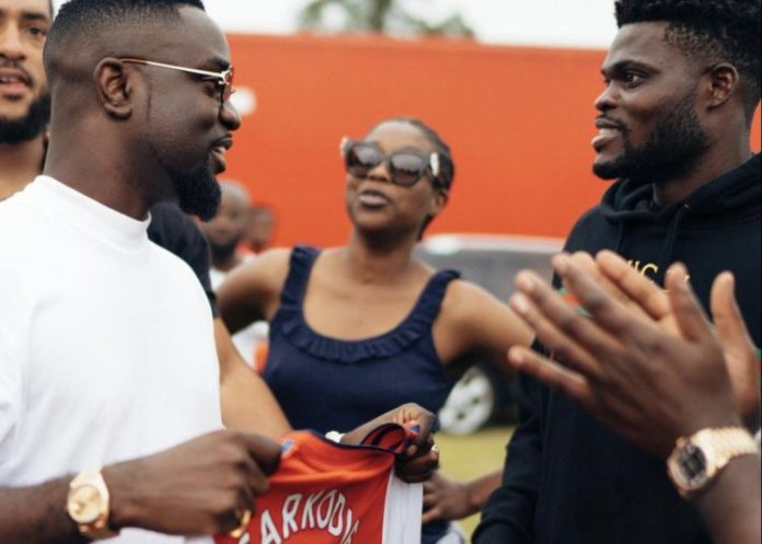 Sarkodie and Thomas Partey