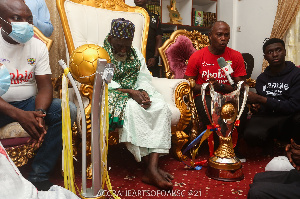 Accra Hearts of Oak visits Chief Imam, Sheikh Osmanu Nuhu Sharubutu