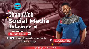 Adjetey Annan will be in charge of GhanaWeb's Facebook and Instagram pages on Monday