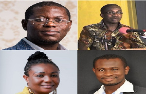 Bright Simons, Dr Yao Graham, Nafi Chinery and Samuel Bekoe,