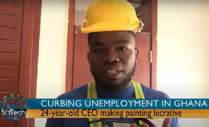 Philip Amissah is a young Ghanaian painter