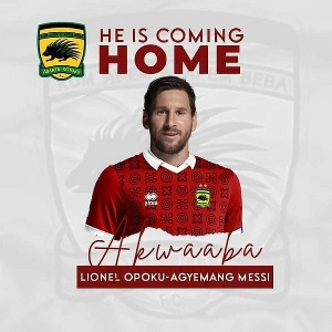 Kotoko supporters want the club to sign Messi