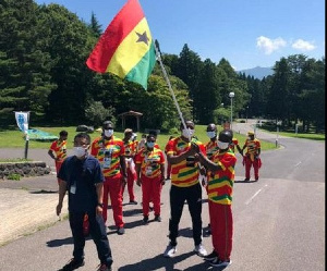 They arrive home following the end of the multi-sports event in the Asian country