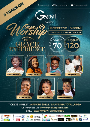 The Grace Experience edition of Women in Worship to come off on September 19, 2021