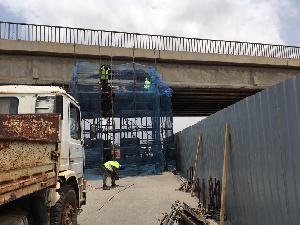 Ashaiman overpass on the Tema Motorway